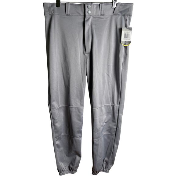 NWT Wilsons Mens Grey Baseball Pants SIze L - Picture 1 of 7